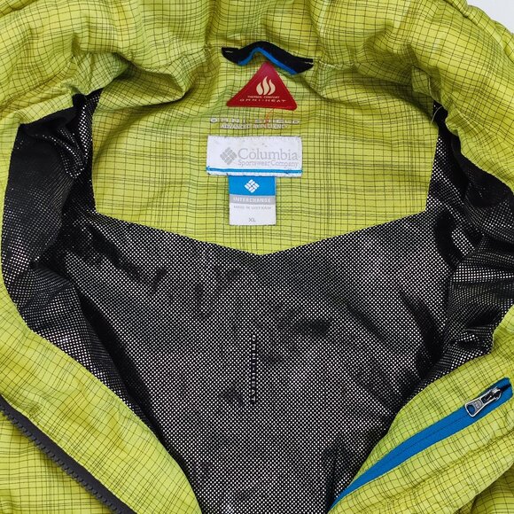 Columbia Omni-Heat Quilted Puffer Interchange Jacket lime women's junior size XL - Picture 5 of 15